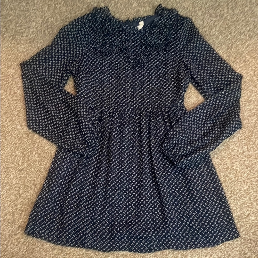 Free People Print Bishop Long Sleeve Dress